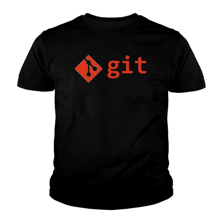 Git Funny Git Commit Push Programmer Youth T-shirt