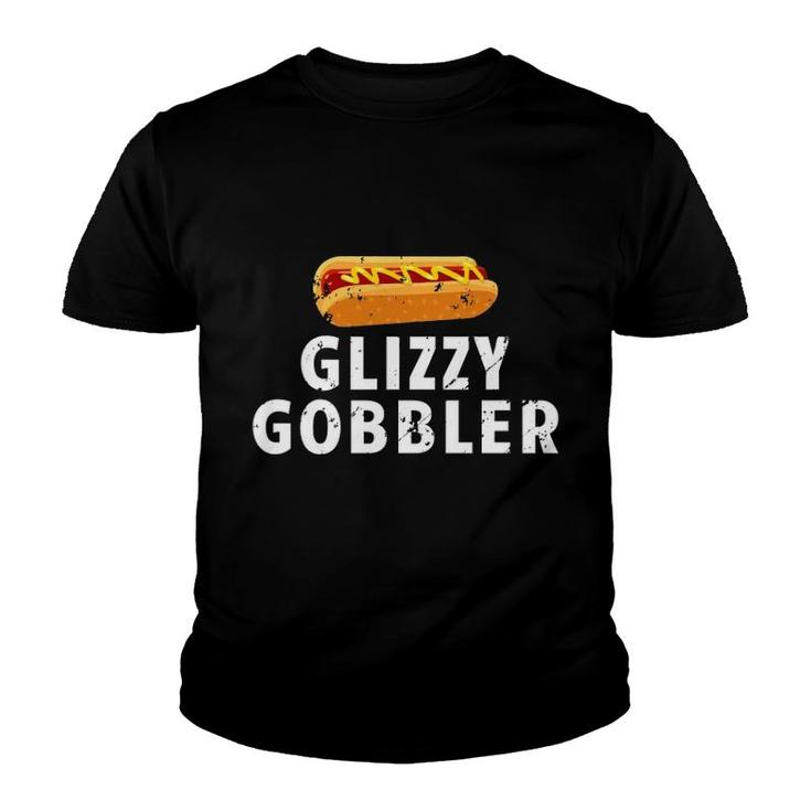 Glizzy Gobbler Meme Gladiator Gang Hot Dog Pullover Youth T-shirt