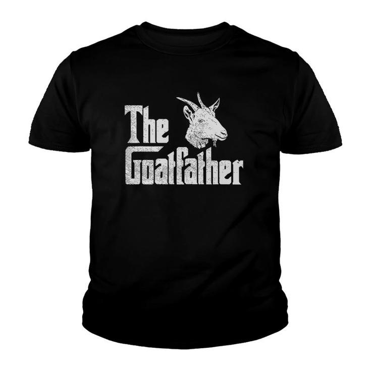 Goatfather, Goat Dad, Funny Goat, Funny Goat Lover Youth T-shirt