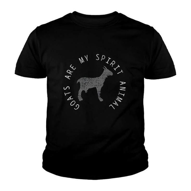 Goats Spirit Animal Farmer Youth T-shirt