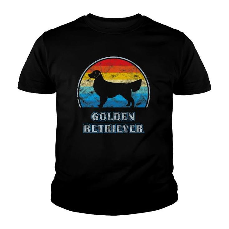 Golden Retriever Vintage Design Dog Youth T-shirt