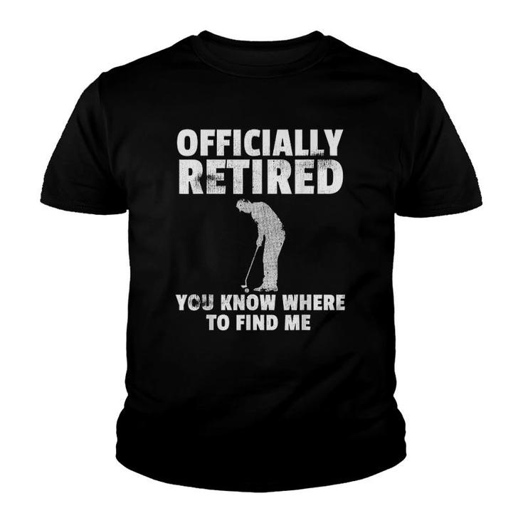 Golf Dad Youth T-shirt