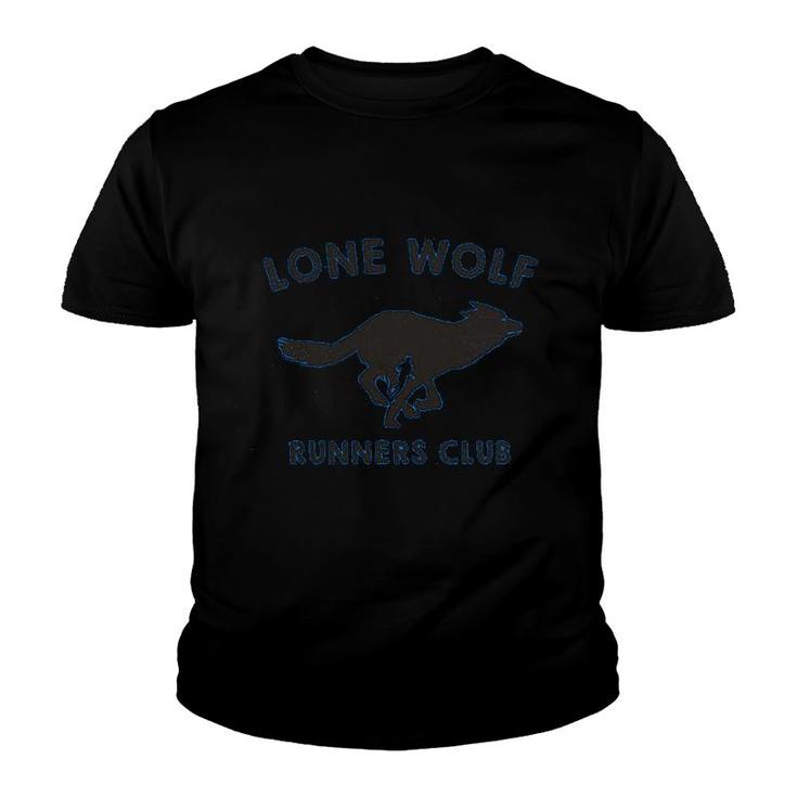 Gone For A Run Runner Lone Wolf Youth T-shirt