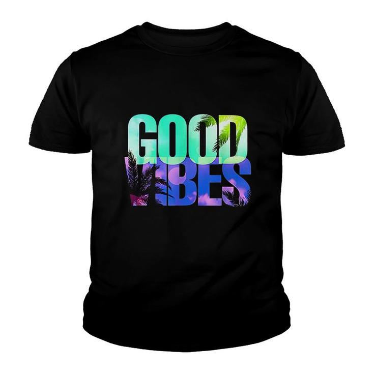 Good Vibes Positive Vibes Only Youth T-shirt