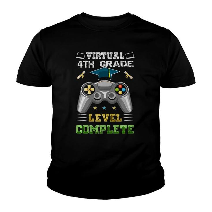 Graduation Virtual 4Th Grade Level Complete Gamer 2021  Youth T-shirt