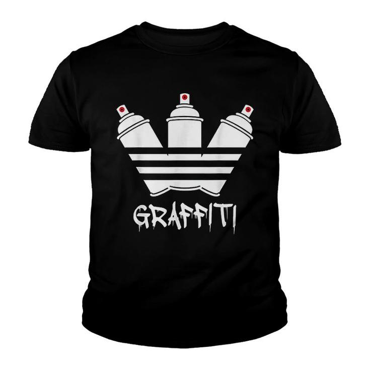 Graffiti Spray Cans Youth T-shirt