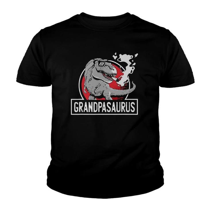 Grampasaurus Rex Grandfather Grampa Dinosaurs Grandpasaurus Youth T-shirt
