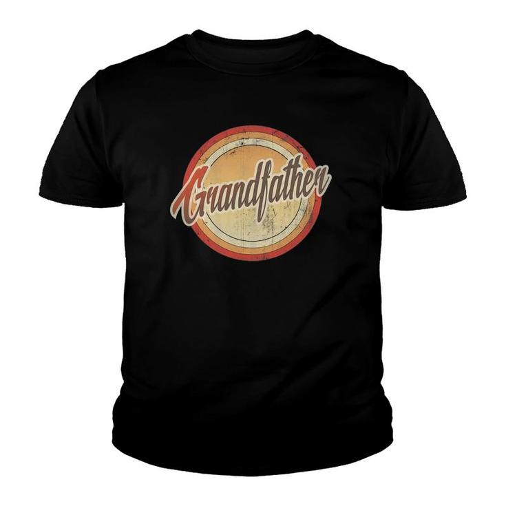 Grandfather Vintage Funny Grandpa Youth T-shirt
