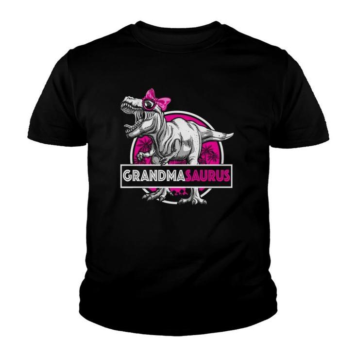 Grandmasaurusrex  Funny Grandma Saurus Dinosaur Youth T-shirt