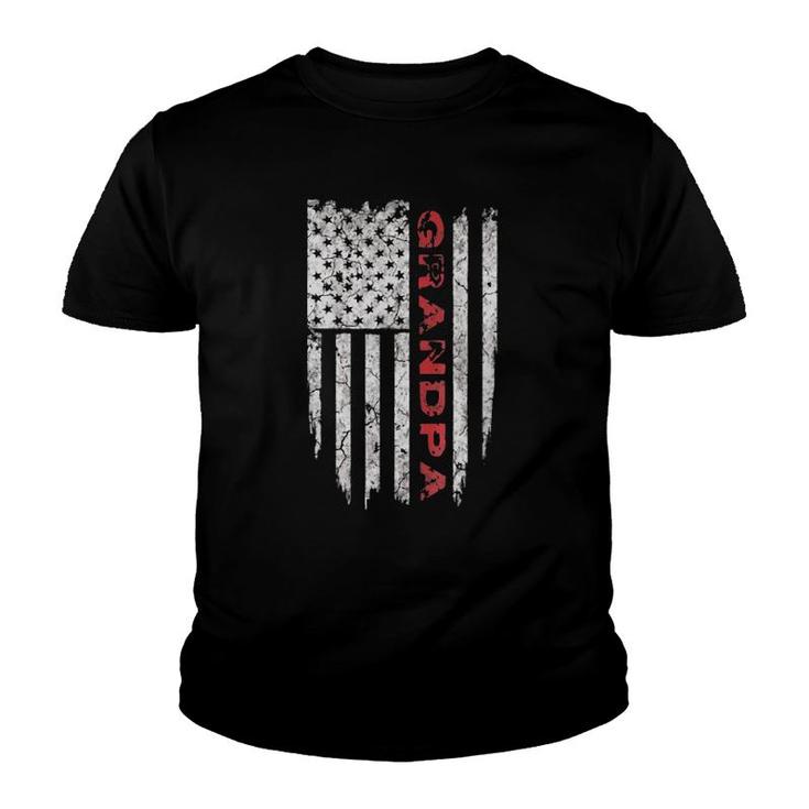 Grandpa American Flag Gifts Tee S Youth T-shirt