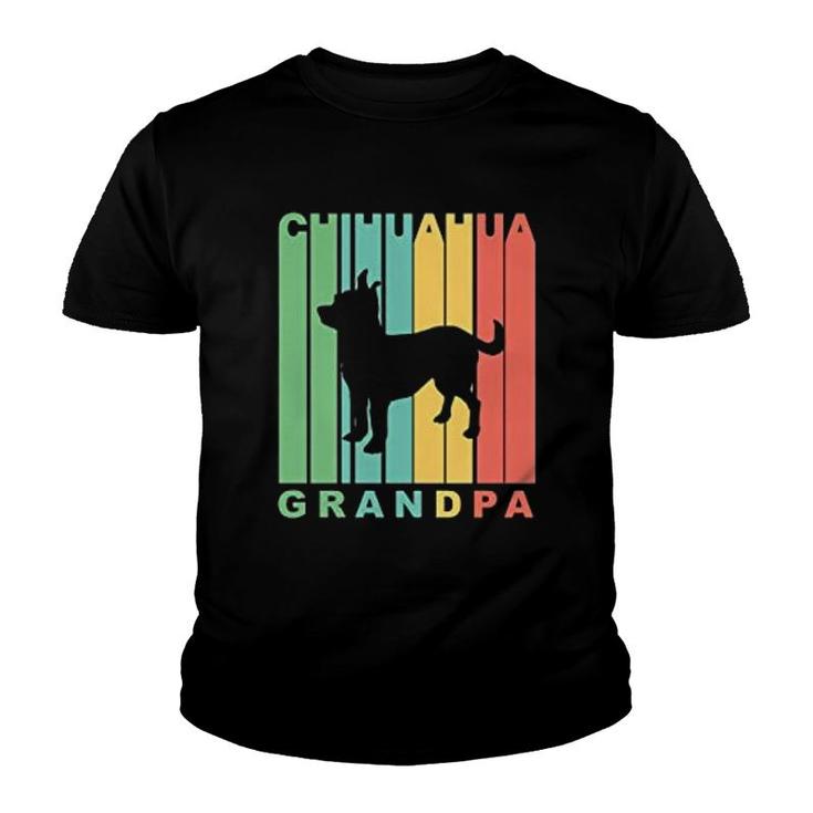 Grandparent Chihuahua Grandpa Youth T-shirt