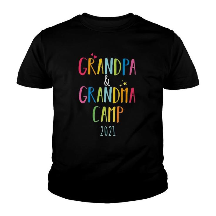 Grandparents Camp 2021 Cousins Summer Vacation Youth T-shirt
