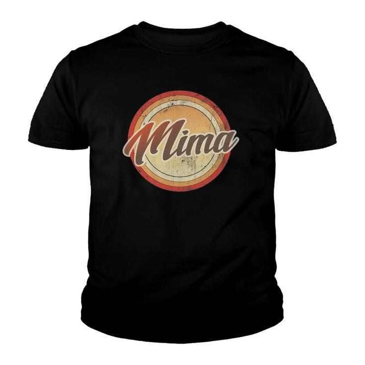 Graphic 365 Mima Vintage Mothers Day Funny Grandma Gift Youth T-shirt