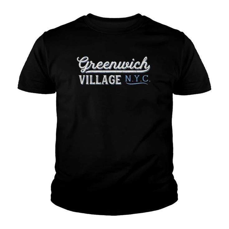 Greenwich Village Nyc - Vintage New York City Tee Gift Youth T-shirt