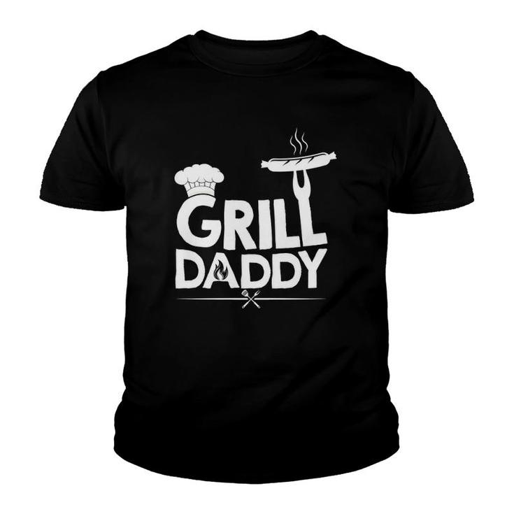 Grill Daddy Funny Grill Father Grill Dad Father's Day Youth T-shirt