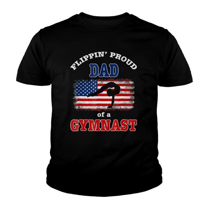 Gymnas Girls Gymnastics Best Dad Gift Youth T-shirt