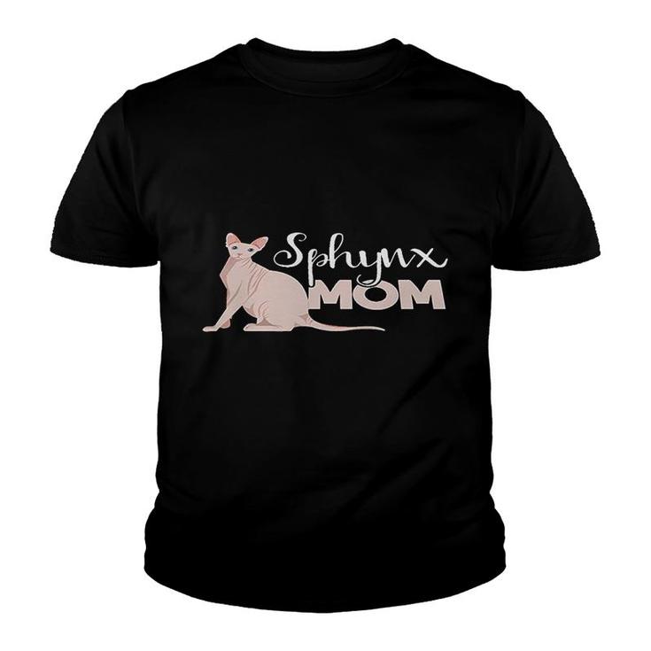 Hairless Sphynx Mom Youth T-shirt