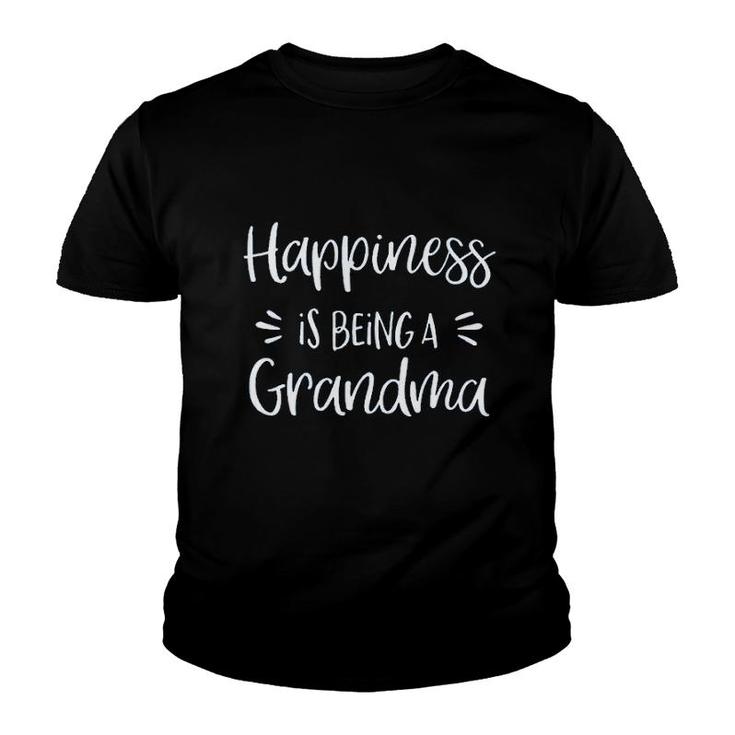 Happiness Is Being A Grandma Youth T-shirt