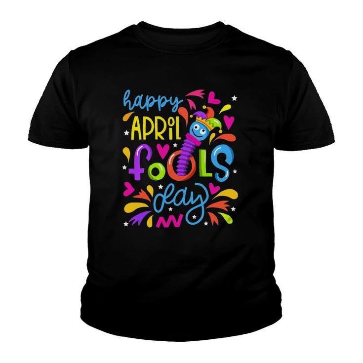 Happy April Fool's Day 1St April Prank Typo Gift Youth T-shirt