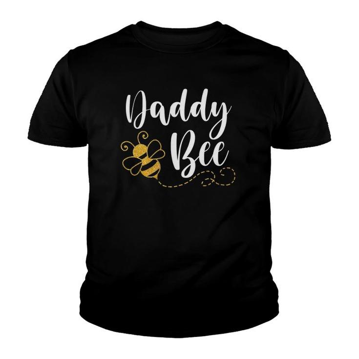 Happy Father's Day Daddy Bee Family Matching Cute Funny Youth T-shirt