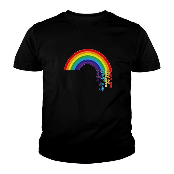 Heart Rainbow Lgbt Gift Youth T-shirt