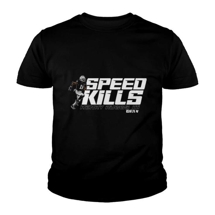 Henry Ruggs Speed Kills S Youth T-shirt