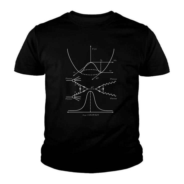 Higgs Boson Particle Physics Feynman Diagram Student Teacher Youth T-shirt
