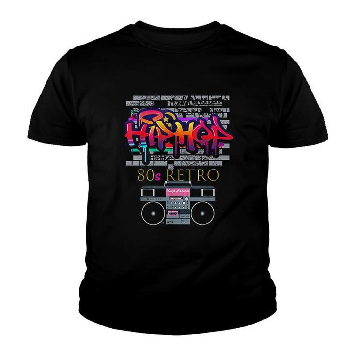 Hip Hop 80s Party Outfit Gift Idea Youth T-shirt