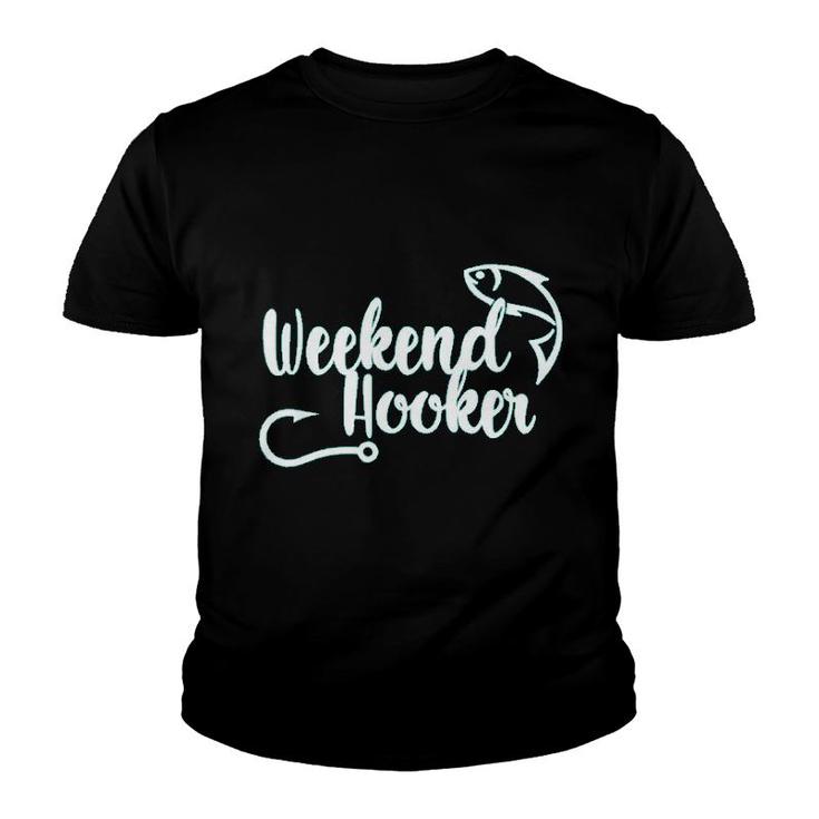 Hooker Weekend Funny Summer Vacation Youth T-shirt