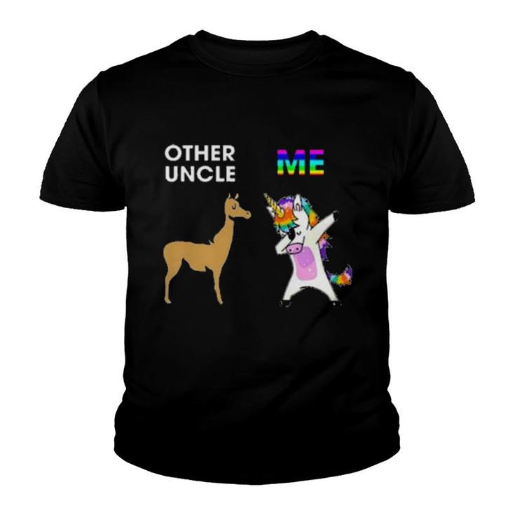 Horse And Unicorn Other Uncle Me  Youth T-shirt