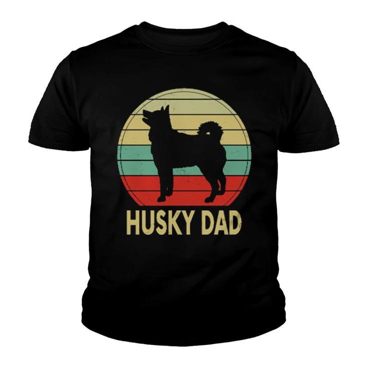 Husky Dad Vintage  Youth T-shirt