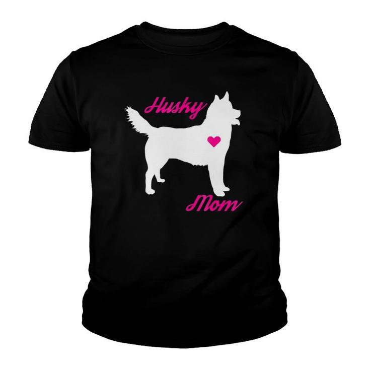 Husky Mom Cute Mother's Day For Dog Lovers Youth T-shirt