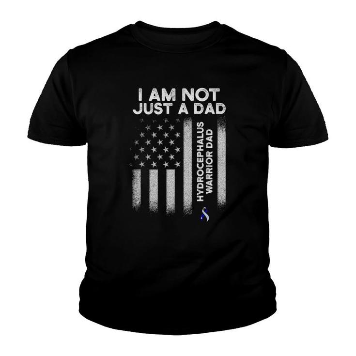 Hydrocephalus Survivor Just A Dad Awareness Warrior Youth T-shirt