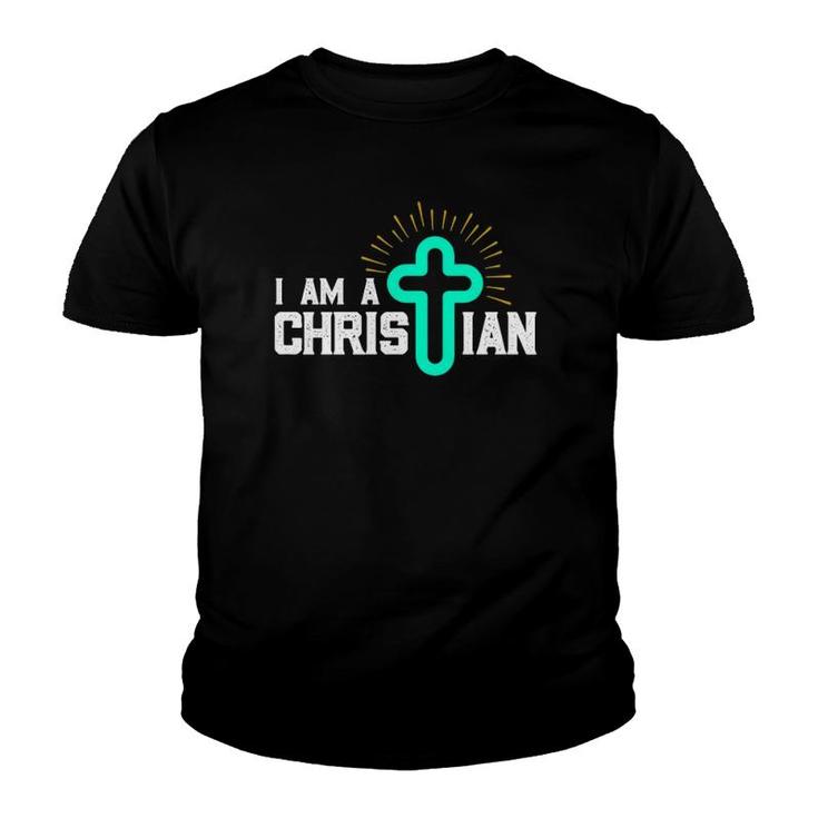 I Am A Christian God Jesus Youth T-shirt