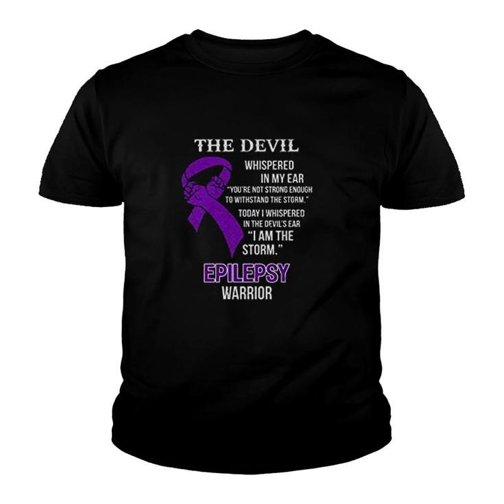 I Am The Storm Support Epilepsy Youth T-shirt