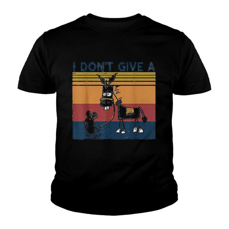 I Dont Give A Rats Donkey Youth T-shirt