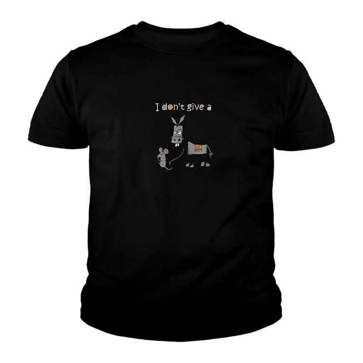 I Dont Give A Rats Youth T-shirt