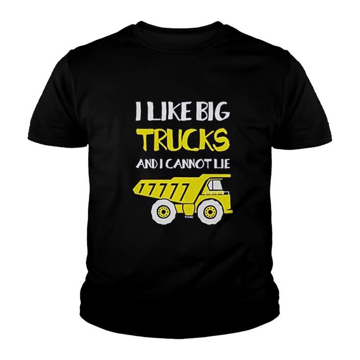 I Like Big Trucks And I Cannot Lie Youth T-shirt