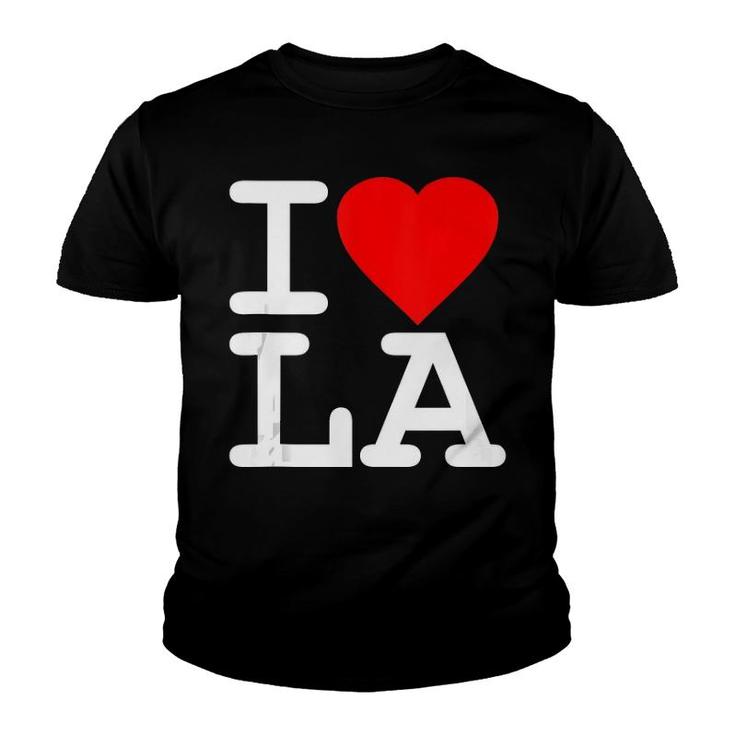 I Love La Los Angeles Tank Top Youth T-shirt