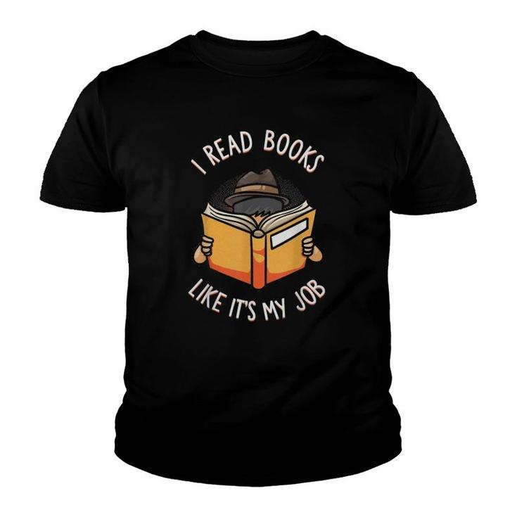 I Read Books Like It's My Job Youth T-shirt