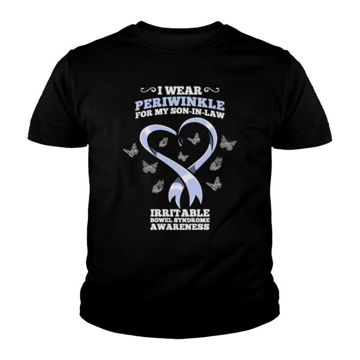 I Wear Periwinkle Son Ibs Awareness  Youth T-shirt