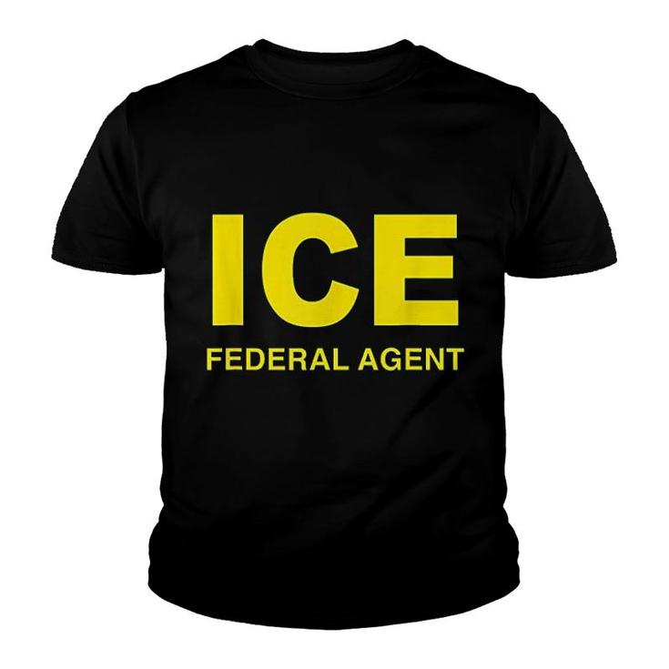 Ice Federal Agent Us Border Patrol Costume Youth T-shirt