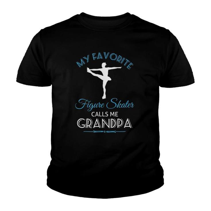 Ice Skating Grandpa - Figure Skater Tee Youth T-shirt