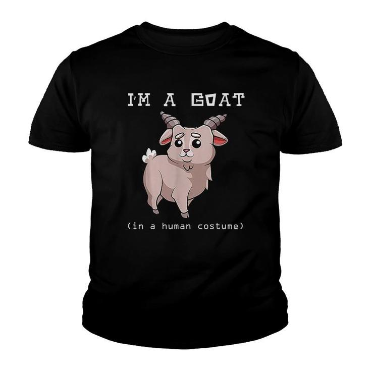 Im A Goat In A Human Costume Youth T-shirt