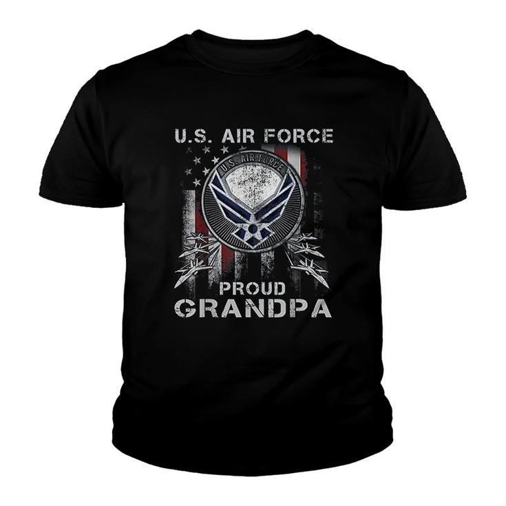 I'm A Proud Air Force Grandpa Youth T-shirt