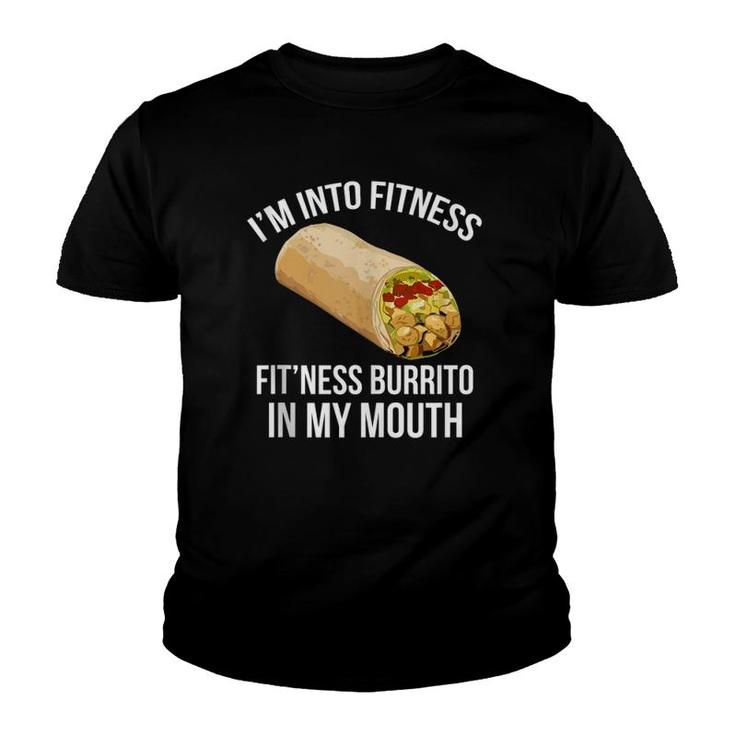 I'm Into Fitness  - Fitness Burrito In My Mouth Tank Top Youth T-shirt