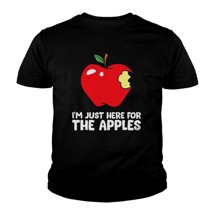 I'm Just Here For The Apples Youth T-shirt