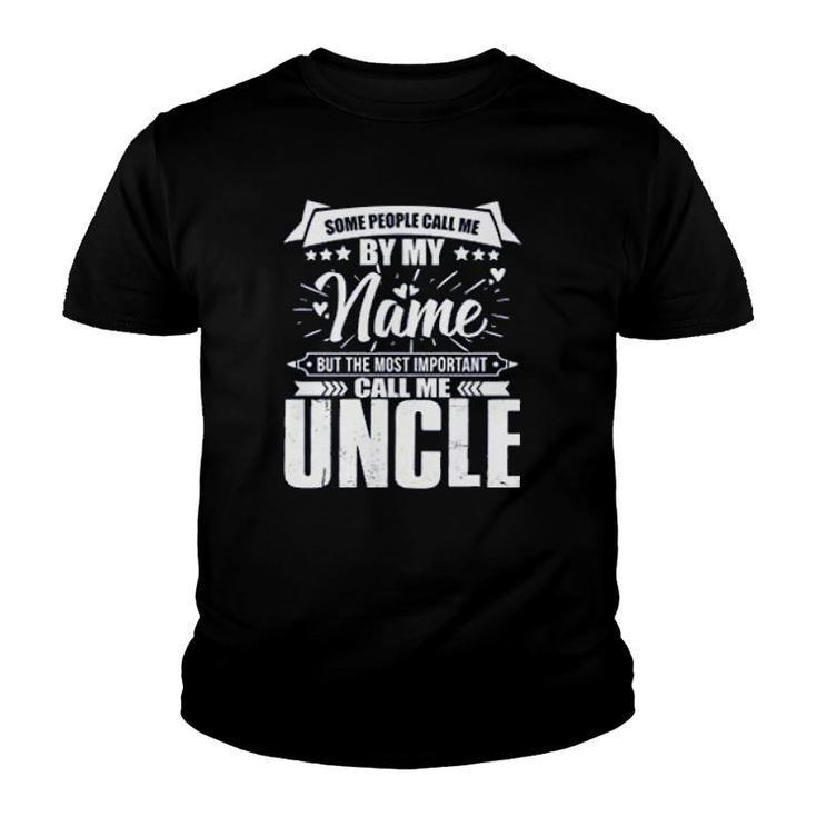 Important People Call Me Uncle Youth T-shirt