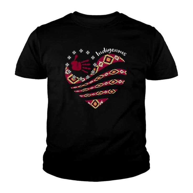 Indigenous Woman Native American Strong Youth T-shirt