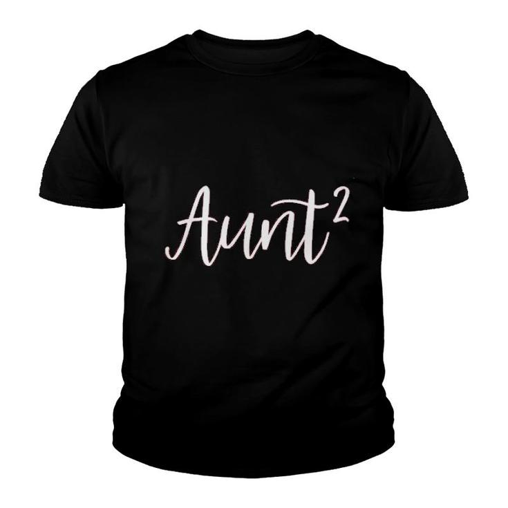 Instant Message Aunt Squared Aunt Lover Youth T-shirt